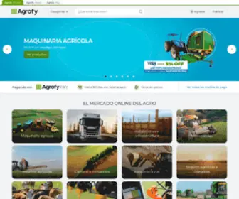 Agrofy.com.ar(Agrofy, el mercado online de la agroindustria) Screenshot