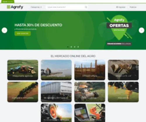 Agrofy.com.co(Agrofy, el mercado online de la agroindustria) Screenshot