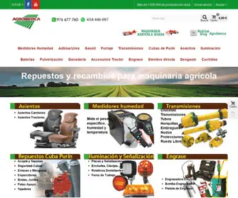 Agroiberica.com(Recambios para Maquinaria Agrícola) Screenshot