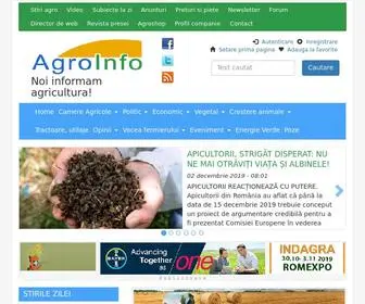 Agroinfo.ro(Portal de informatii agricole) Screenshot