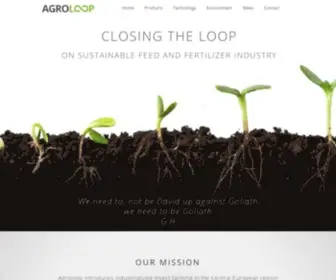 Agroloop.eu(Agroloop introduces industrialized insect farming in the European region. Our mission) Screenshot