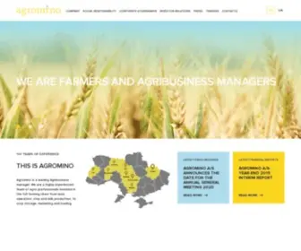 Agromino.com(Home) Screenshot