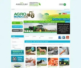 Agromundo.co(Del campo para el campo) Screenshot