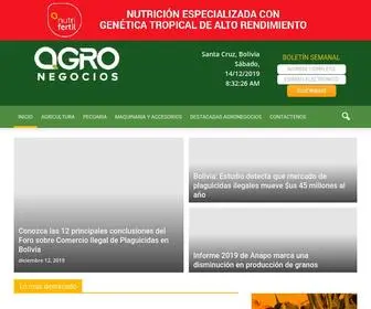 Agronegocios.com.bo(Noticias de agricultura) Screenshot