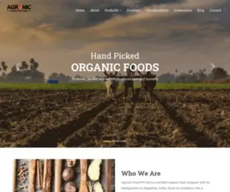 AgronicFood.com(Agronic Company) Screenshot