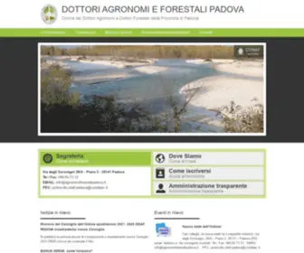 Agronomiforestalipadova.it(Agronomiforestalipadova) Screenshot