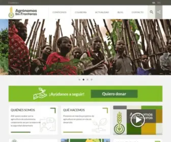 Agronomossinfronteras.org(Agrónomos) Screenshot