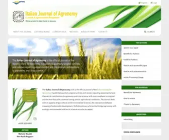 Agronomy.it(The Italian Journal of Agronomy) Screenshot