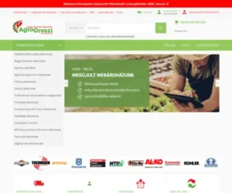 Agrooroszi.hu(Kertigép) Screenshot