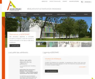 Agroparc.com(Technopôle d’AVIGNON) Screenshot