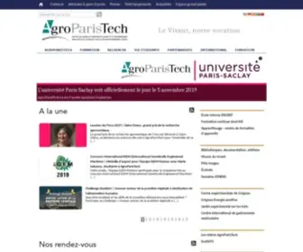 Agroparistech.fr(AgroParisTech) Screenshot