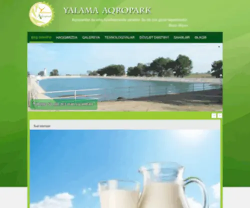 Agroparkyalama.az(Aqropark Yalama) Screenshot