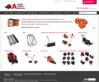 Agropartsbaltija.lt(Elektronin) Screenshot