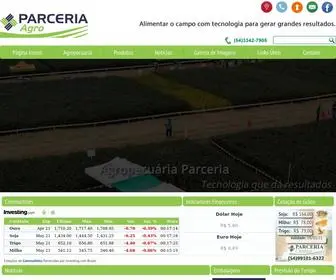 Agropecuariaparceria.com.br(Agropecuária Parceria) Screenshot