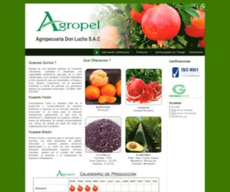 Agropelaqp.com(Agropecuaria Don Lucho S.A.C) Screenshot