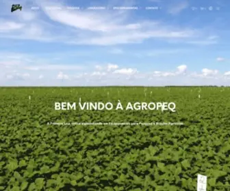 Agropeq.com.br(Equipamentos para Pesquisa Agrícola) Screenshot