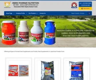 Agropharmanutrition.com(AGRO PHARMA NUTRITION) Screenshot