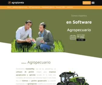 Agroplaneta.com(Software Agropecuario y Agricola de gestiÃ³n) Screenshot