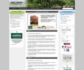 Agropolis-International.org(AGROPOLIS INTERNATIONAL) Screenshot