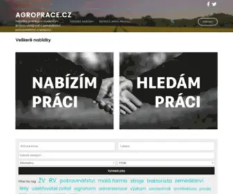 Agroprace.cz(Nabídka) Screenshot
