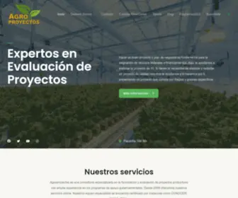Agroproyectos.org(Proyectos Productivos y Corridas Financieras) Screenshot