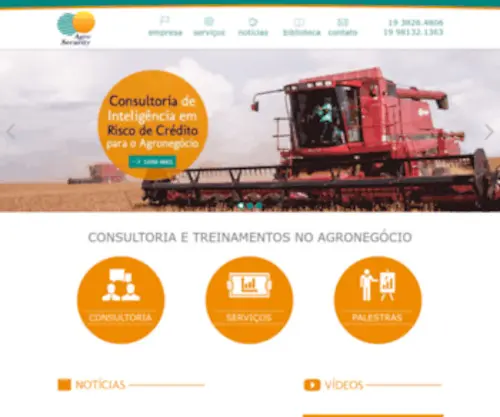 Agrosecurity.com.br(Consultoria) Screenshot