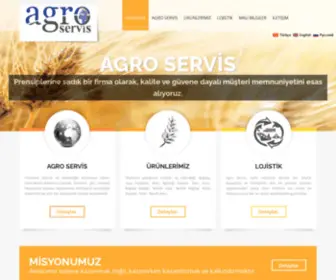 Agroservis.com.tr(AGRO SERVİS DIŞ TİCARET A. Ş) Screenshot