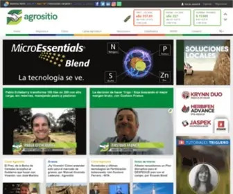 Agrositio.com.ar(24hs de Información y Negocios para el Campo) Screenshot