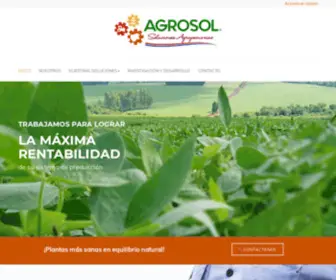 Agrosol.com.py(AGROSOL PARAGUAY) Screenshot