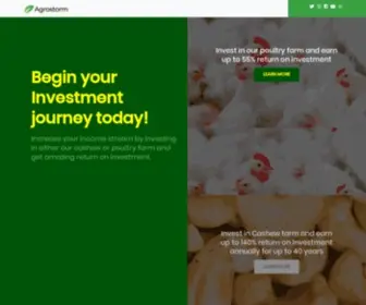 Agrostorm.io(Invest in our poultry farm and earn up to 55% return on investment. Increase your inc) Screenshot