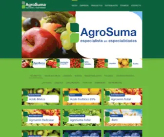 Agrosuma.com(Especialista en especialidades) Screenshot