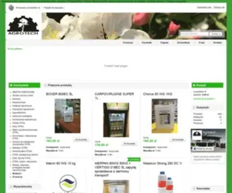 Agrotech-Ogrodniczy.pl(środki ochrony roślin sklep) Screenshot