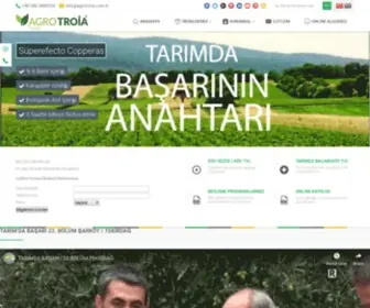 Agrotroia.com.tr(Agrotroia Beslerken Koruyoruz) Screenshot