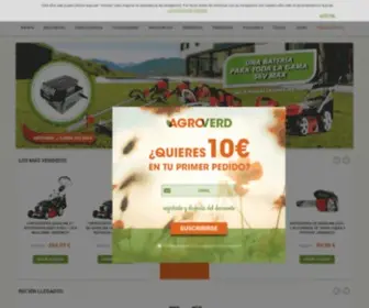 Agroverd.es(Greencut: Tienda Online de Herramientas de Jardinería y Bricolaje) Screenshot