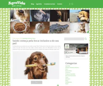 Agrovidapet.com.br(Agrovida) Screenshot