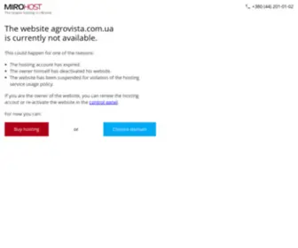 Agrovista.com.ua(Сайт) Screenshot