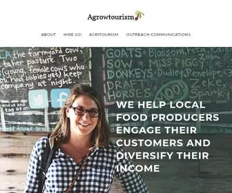 Agrowtourism.com(Agritourism Resources for Farmers) Screenshot