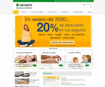 Agrupacio.es(Seguros Agrupació) Screenshot