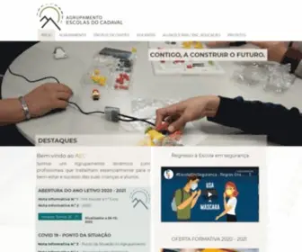 Agrupcadaval.com(Agrupamento de Escolas do Cadaval) Screenshot