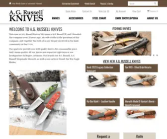 Agrussell.com(We sell quality handmade and factory knives) Screenshot