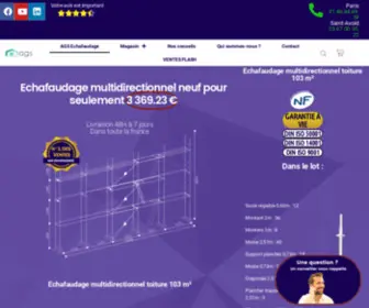 AGS-Echafaudage.fr(Spécialiste de la vente d'échafaudage) Screenshot
