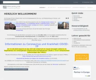 AGS-Erfurt.de(Andreas Gordon Schule für Aus) Screenshot