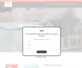 Agsfincare.com(AGS Fincare Services) Screenshot