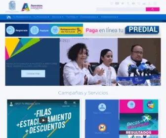 AGS.gob.mx(Ayuntamiento de Aguascalientes) Screenshot