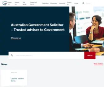 AGS.gov.au(Australian Government Solicitor) Screenshot