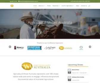 Agshowsaustralia.org.au(Agricultural Shows Australia (ASA) Ag Shows Australia) Screenshot