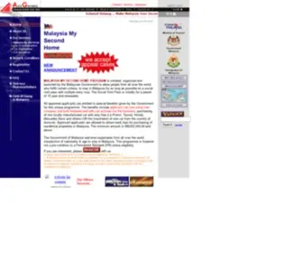 Agsolution.com.my(Malaysia My Second Home Program) Screenshot