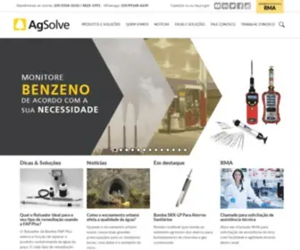 Agsolve.com.br(Ag Solve Monitoramento Ambiental) Screenshot