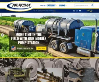 Agspray.com(Ag Spray Equipment) Screenshot