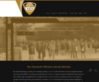 Agsprotect.com(Private Security Company) Screenshot